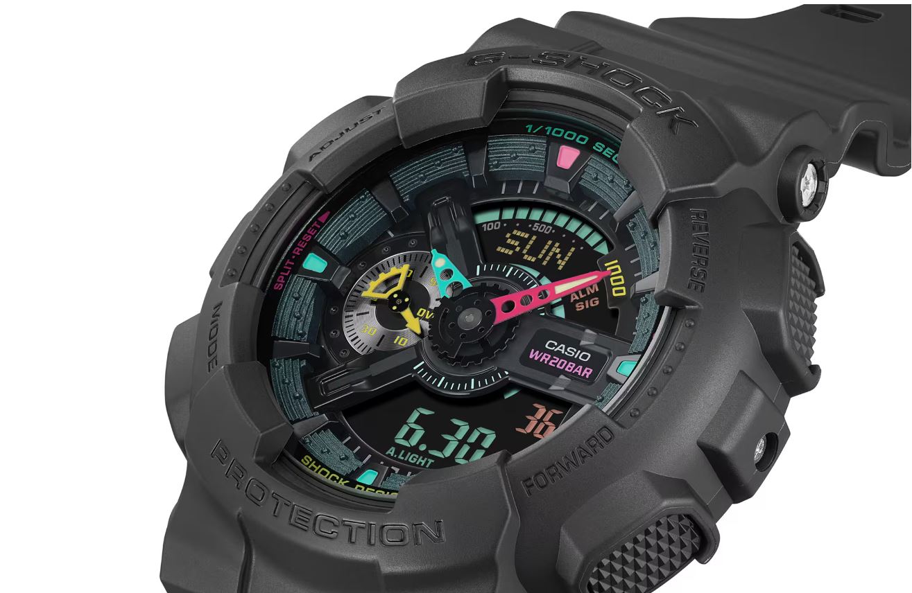 Casio выпустила часы G-Shock GA-110MF-1A в черном матовом корпусе