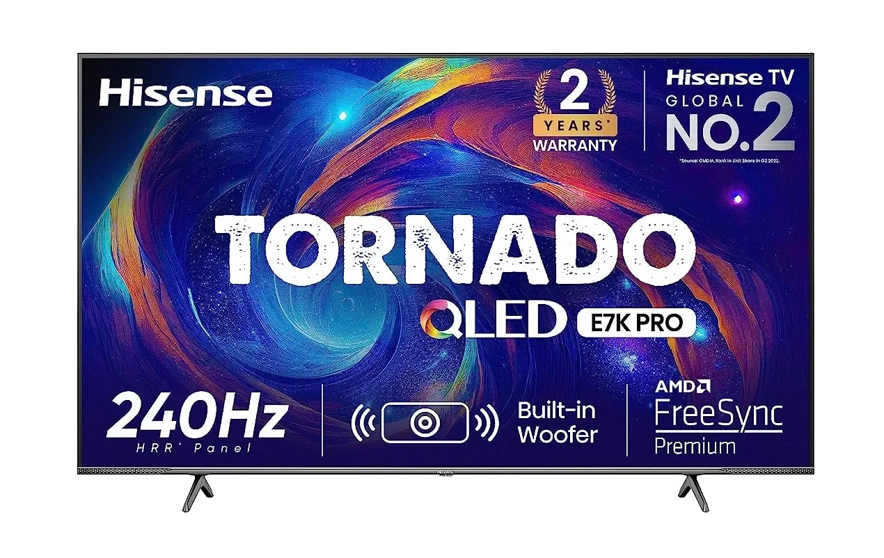 телевизоры Hisense Tornado QLED E7K Pro