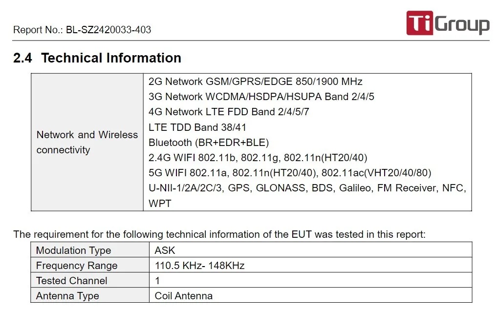 Infinix Note 40S проходит сертификацию FCC и Bluetooth SIG
