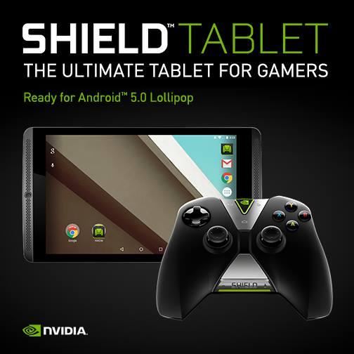 NVIDIA SHIELD tablet to Android 5.0 Lollipop