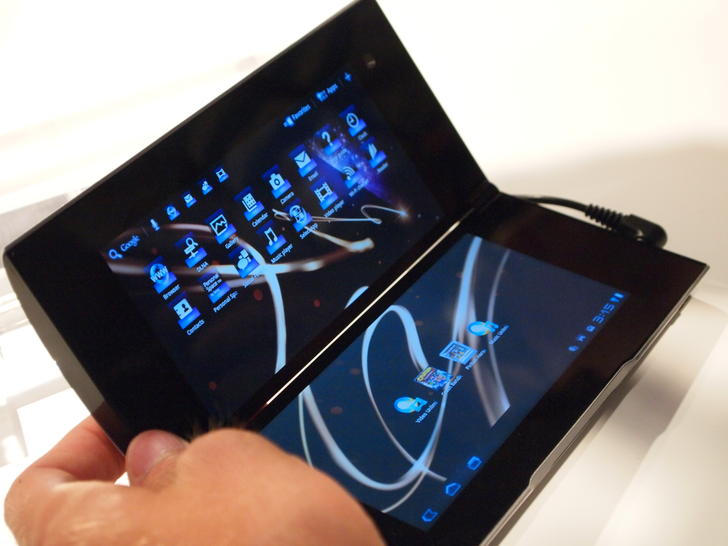Необычный планшет sony tablet