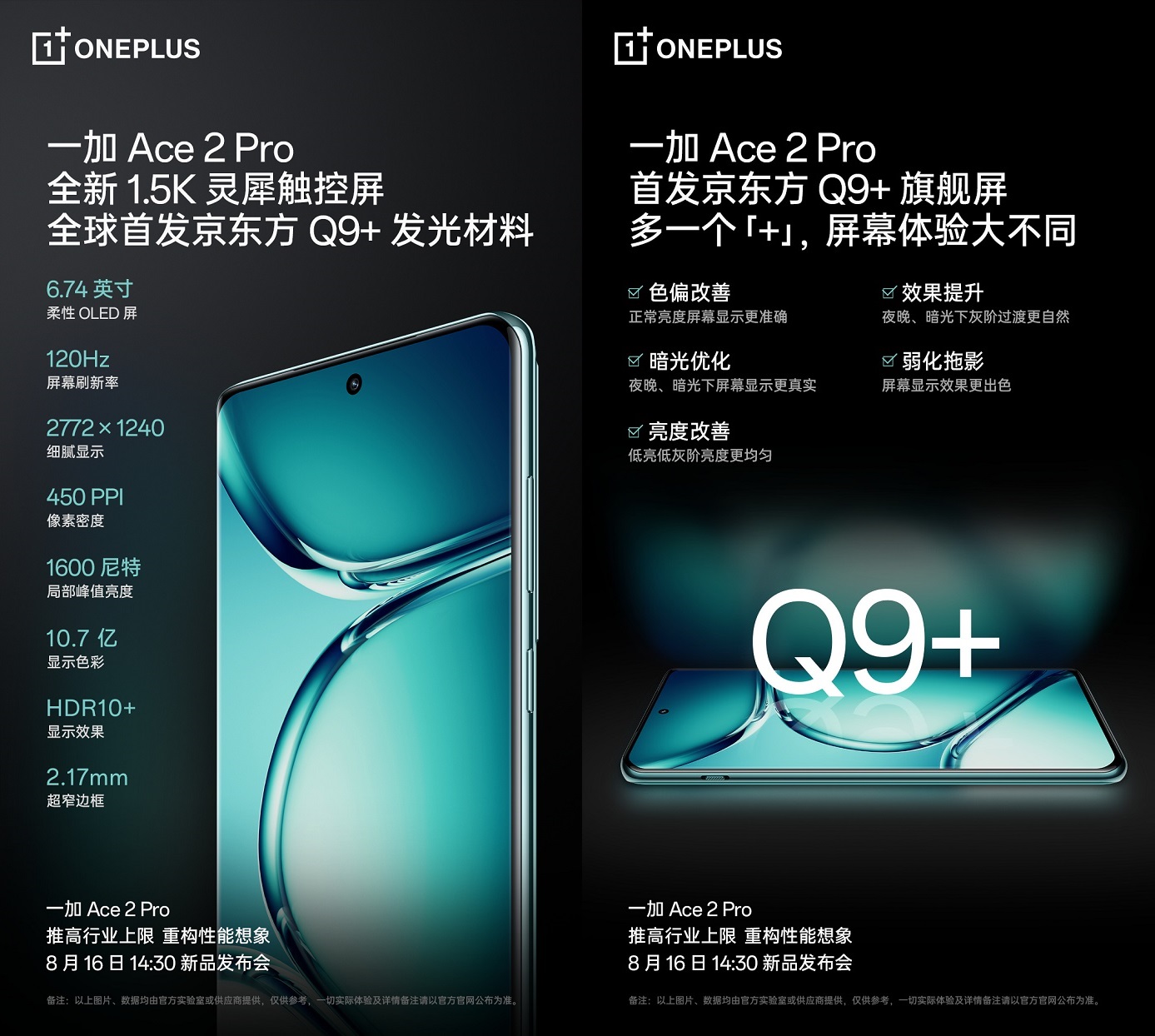 смартфон OnePlus Ace 2 Pro дисплей