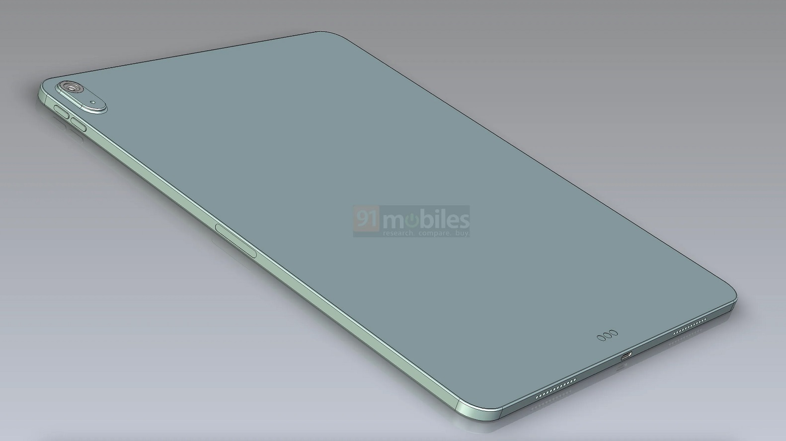 Новый iPad Air с 12,9-дюймовым дисплеем продемонстрирован на первых CAD-рендерах