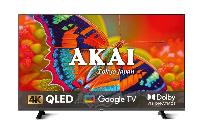 Представлены телевизоры серии AKAI 4K QLED с Google TV