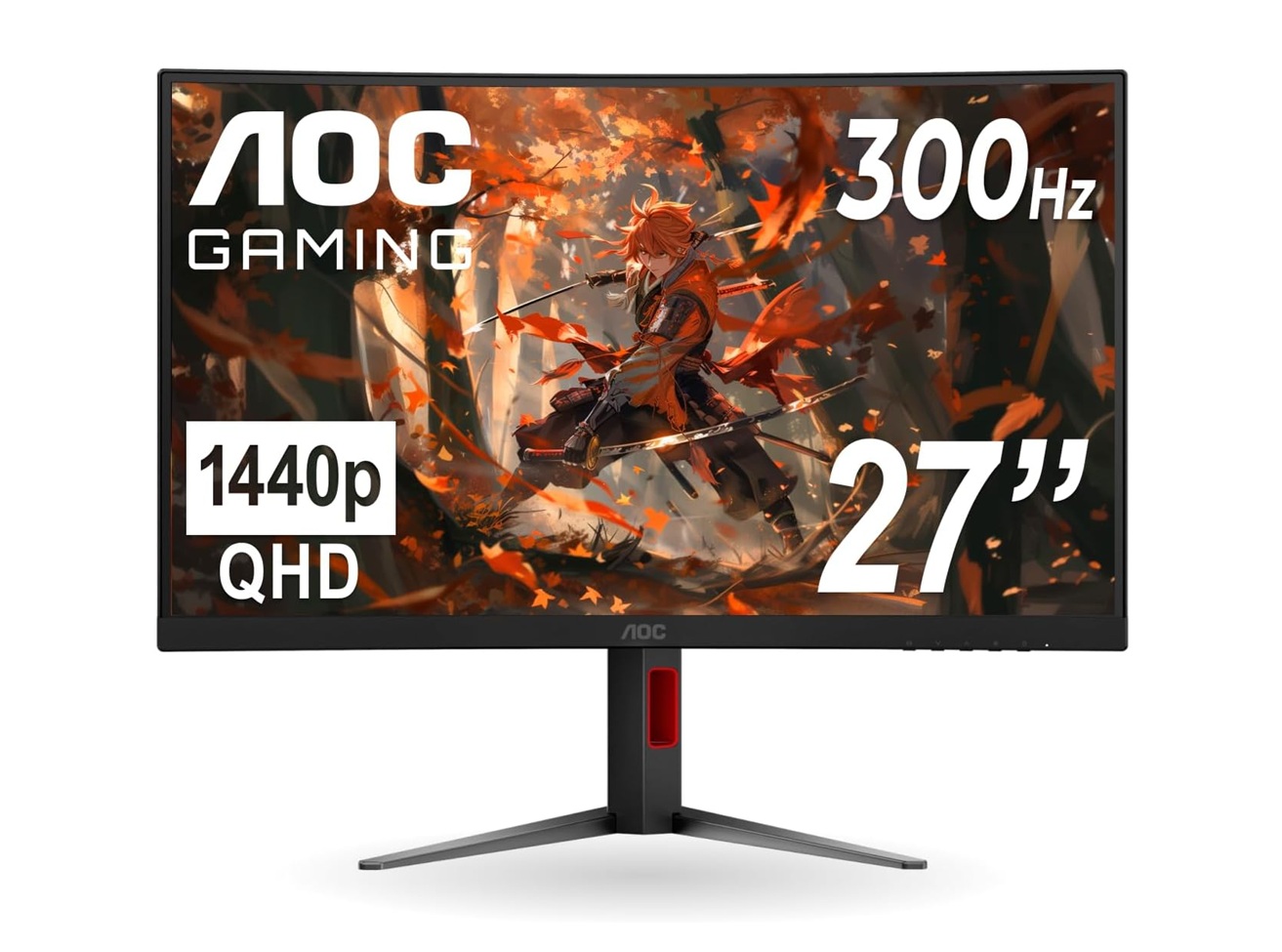 Выпущен игровой монитор AOC CQ27G4ZH с изогнутым QHD дисплеем