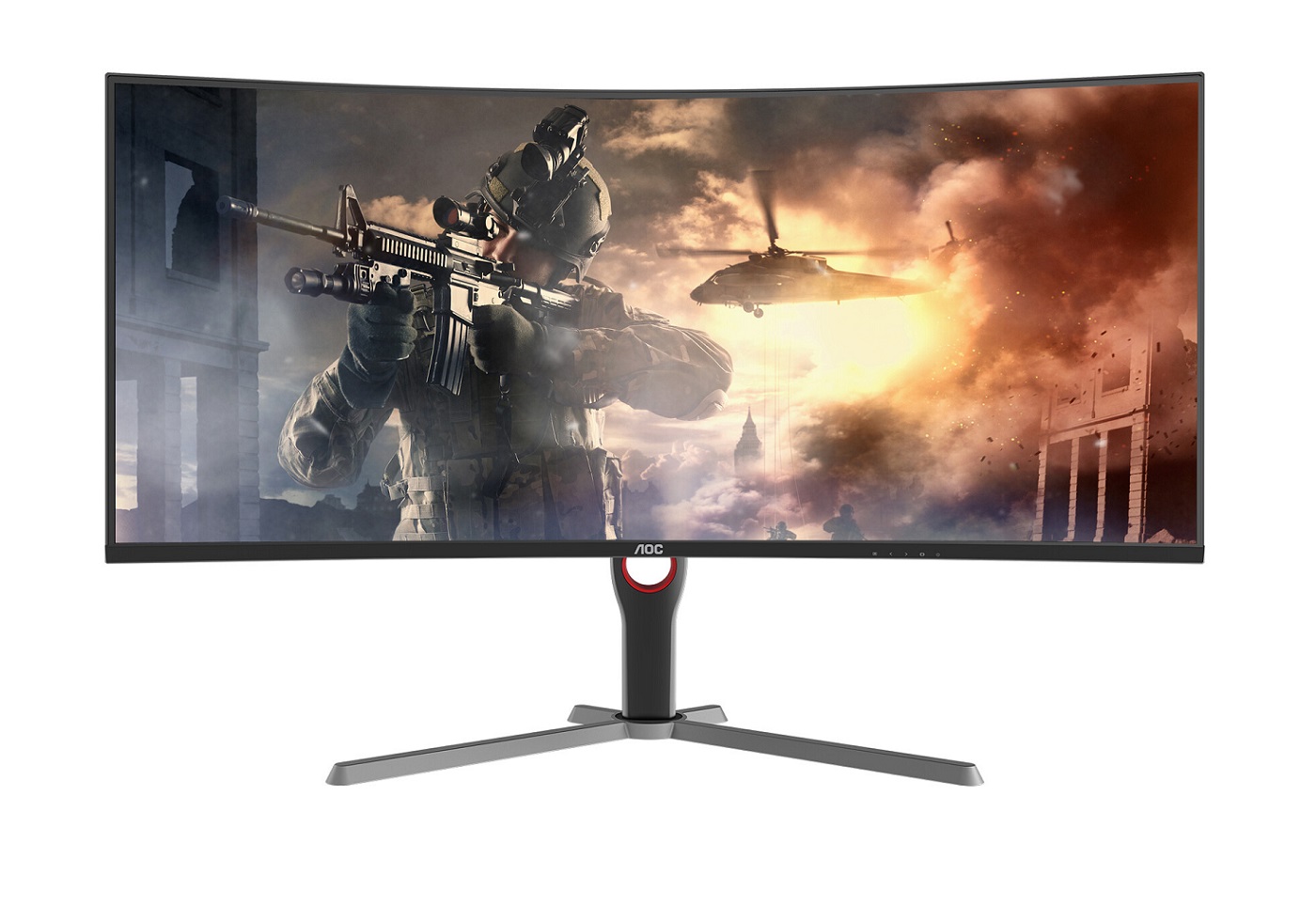 изогнутый игровой монитор AOC CU34G10X