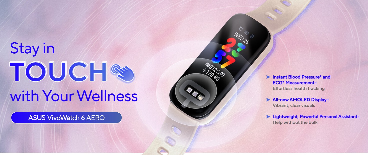 умный браслет ASUS VivoWatch 6 Aero