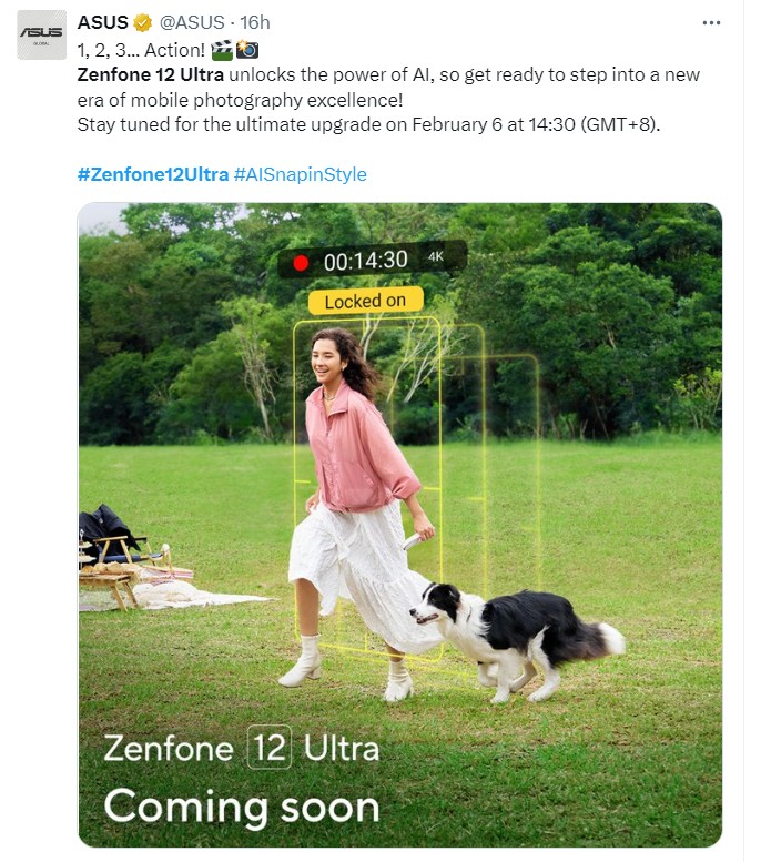 ASUS выпустит Zenfone 12 Ultra в начале февраля