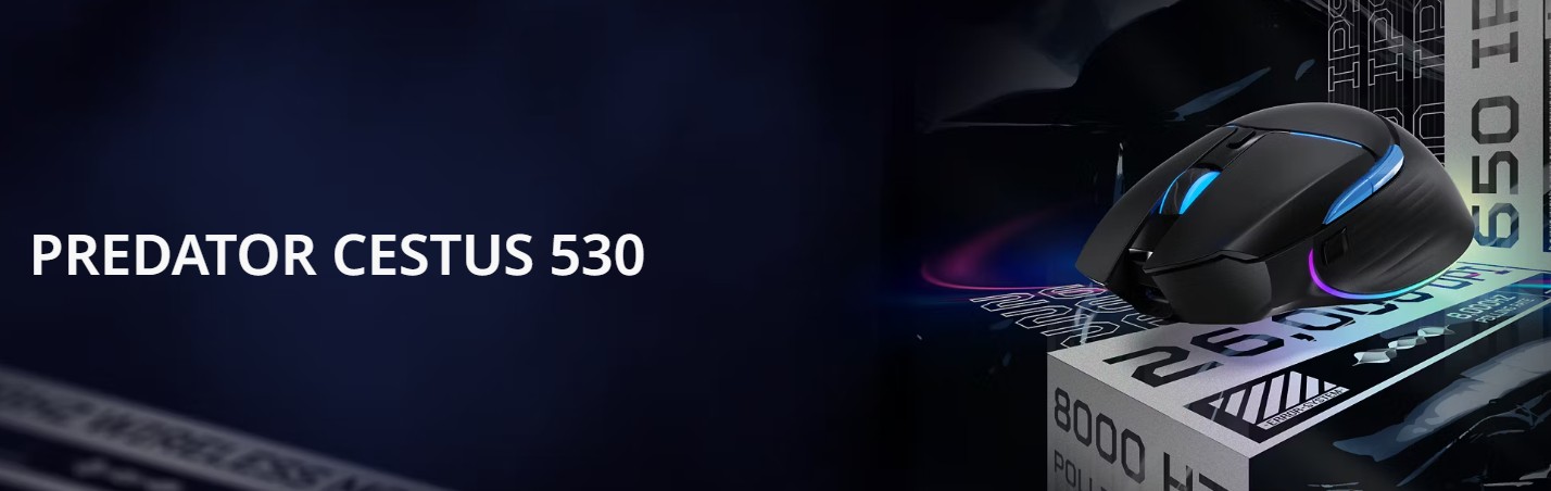 Беспроводная игровая мышь Acer Predator Cestus 530