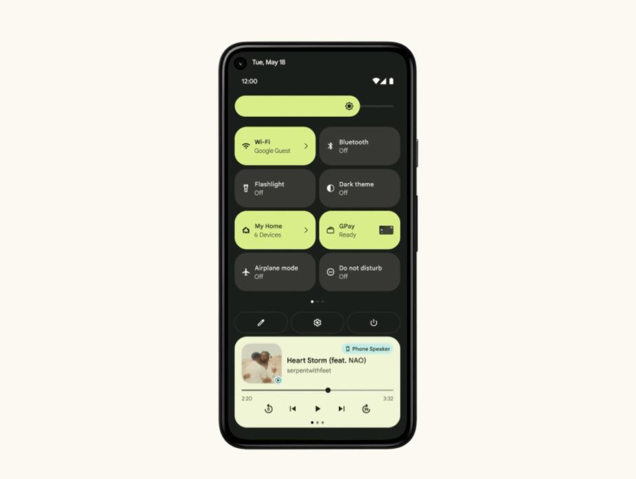 Представлена новая ОС Android 12 от компании Google