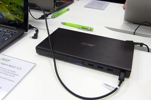 Aspire Switch 12 S dock