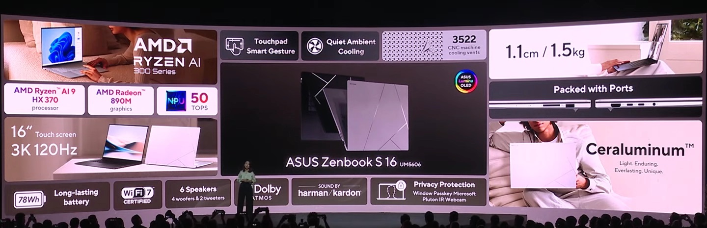 ноутбук Asus Zenbook S 16