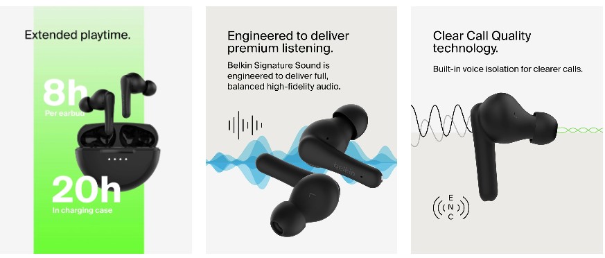 беспроводные наушники SoundForm Rhythm True Wireless