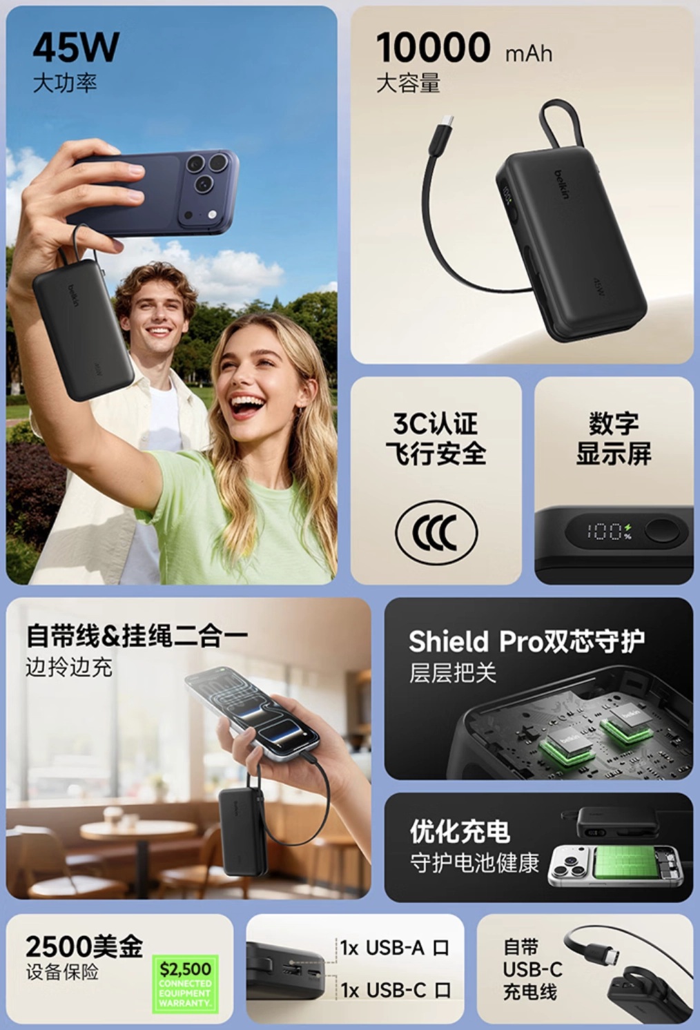 Belkin UltraCharge 10000mAh 45W