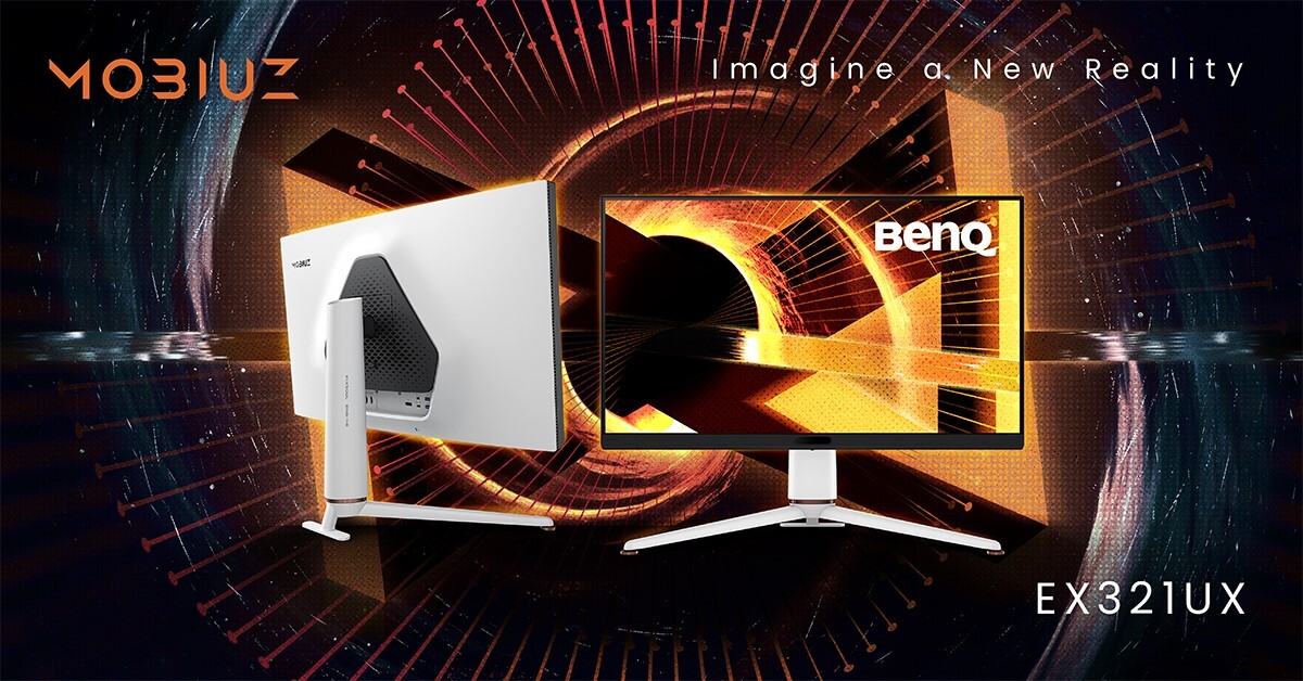 Представлен игровой монитор BenQ Mobiuz EX321UX с 4K Mini LED дисплеем