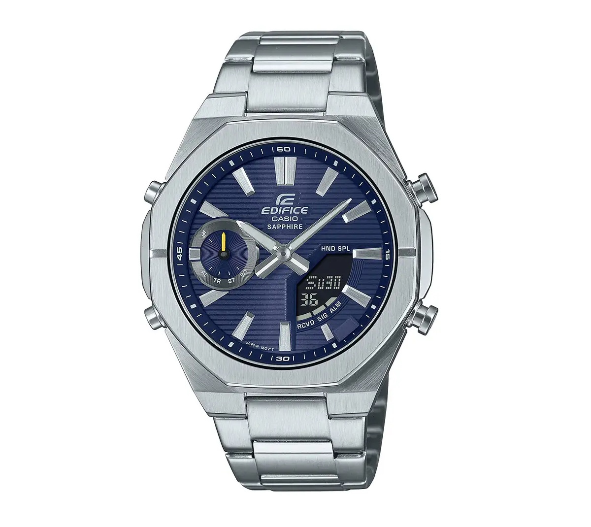 Casio выпустила новые EDIFICE ECB-S10D-2A и ECB-S10D-8A в металлическом корпусе