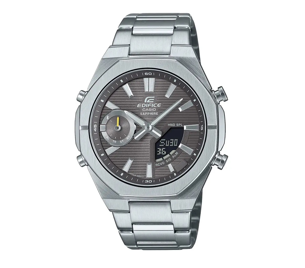 Casio выпустила новые EDIFICE ECB-S10D-2A и ECB-S10D-8A в металлическом корпусе