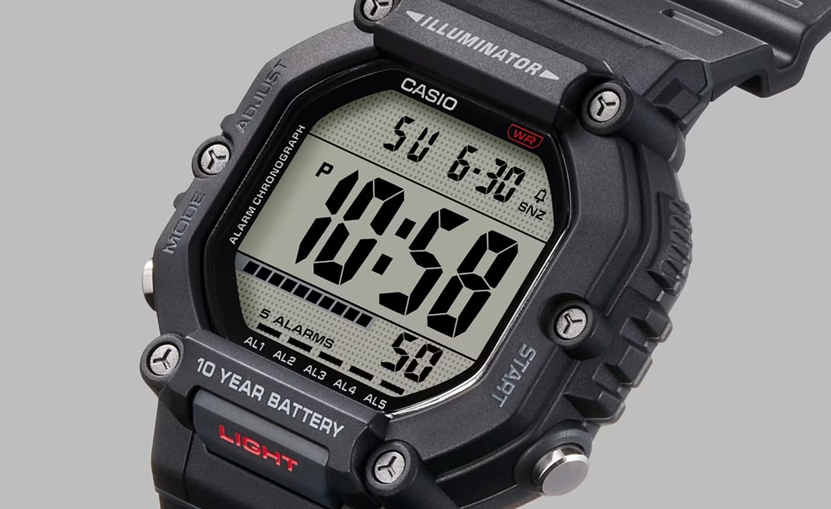Представлены часы Casio AE-1600H, которые проработают до 10 лет от одной батарейки