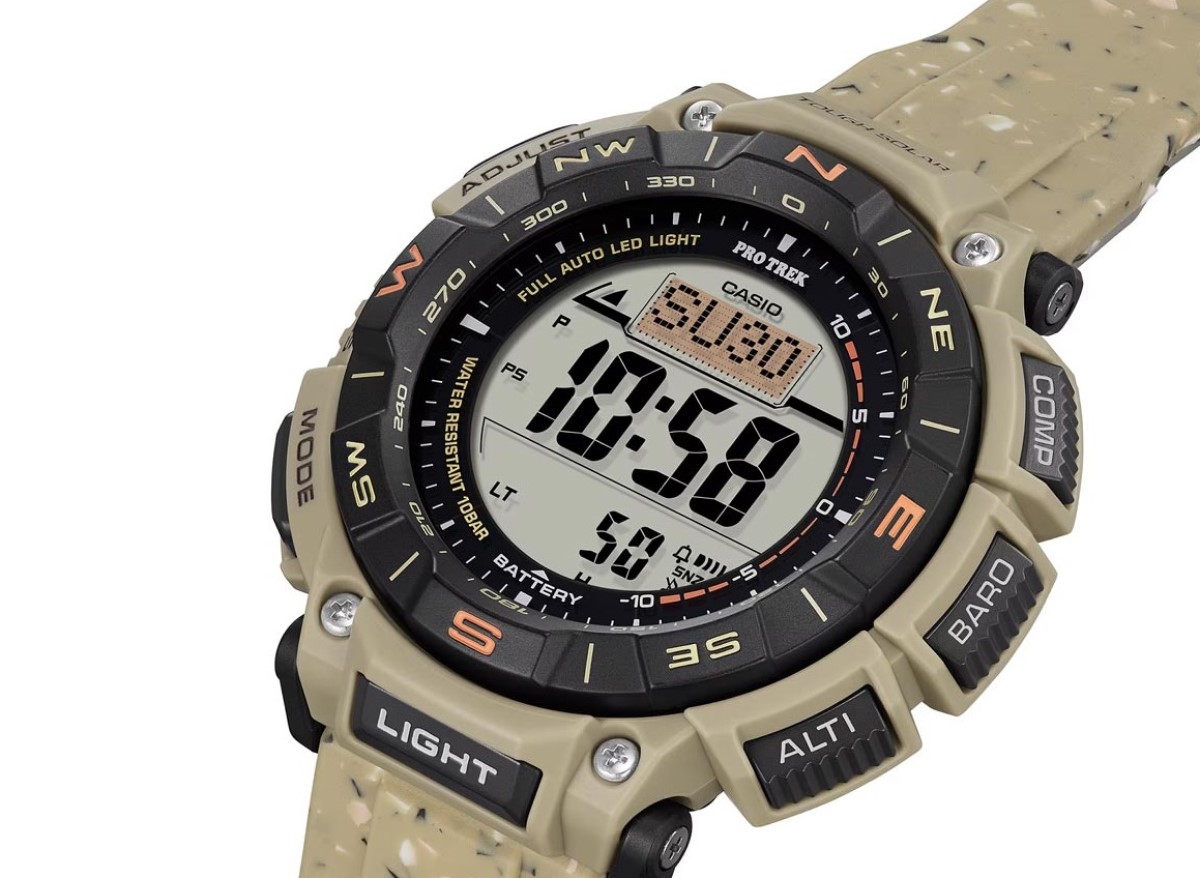 Casio представила часы Pro Trek PRG-340SC с ремешком Durosoft