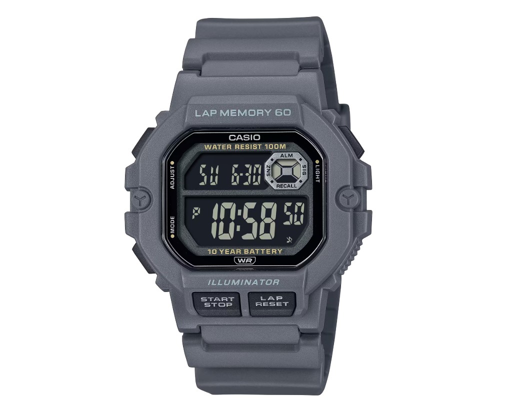 Представлены часы Casio WS1400H-8BV с 10-летней батареей
