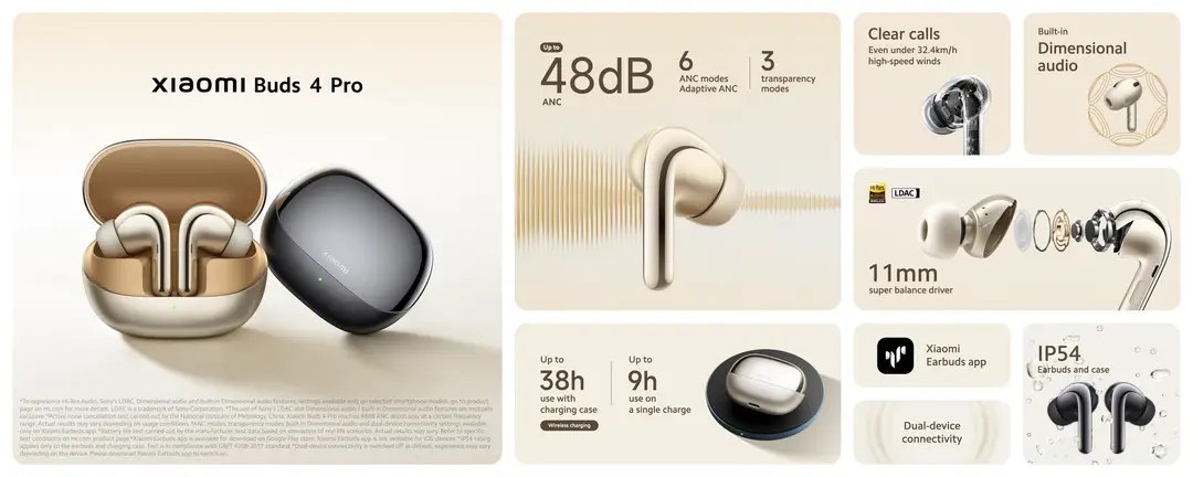 Xiaomi Buds 4 Pro