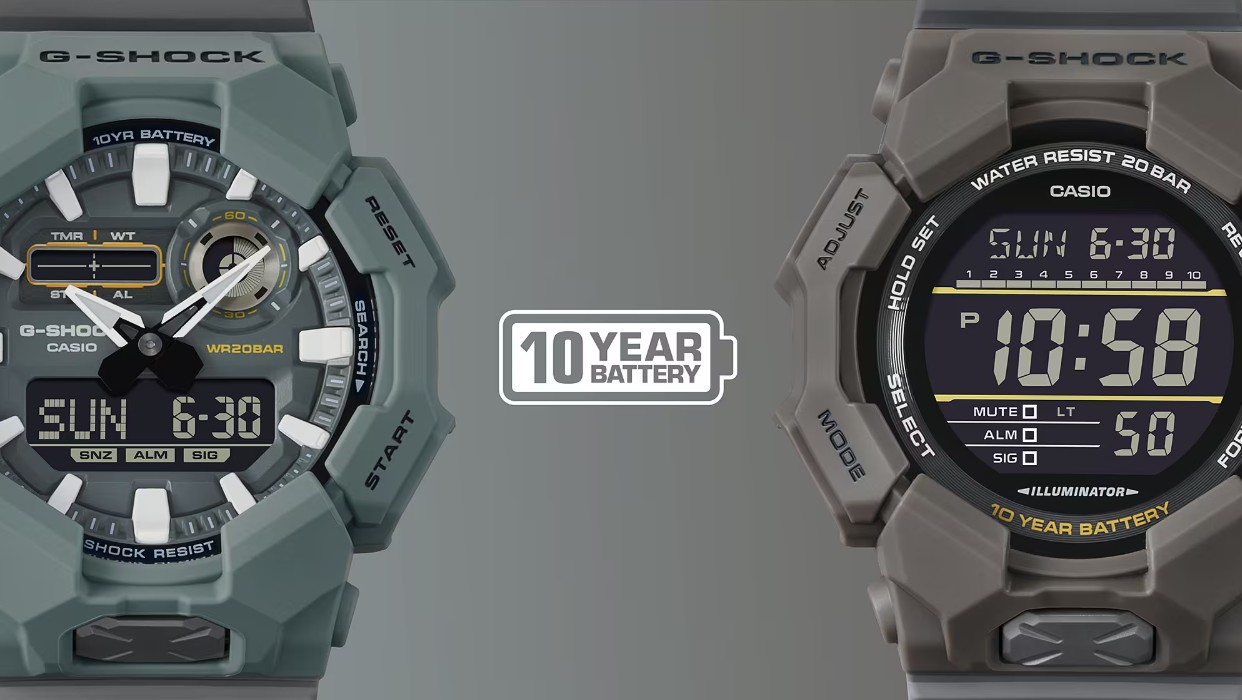 Casio представила G-Shock GD-010CE-5JF и GA-010CE-2AJF с ремешками Cordura re/cor