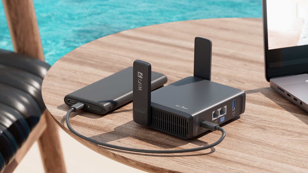 Представлен портативный роутер GL.iNet Slate 7 с поддержкой Wi-Fi 7