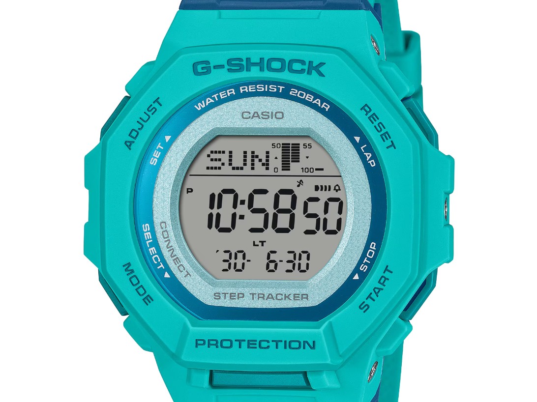 Casio представила серию G-Shock GMD-B300SC с шагомером и Bluetooth