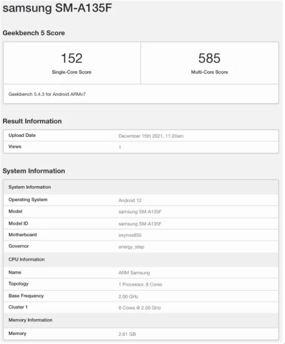 Samsung Galaxy A13 4G