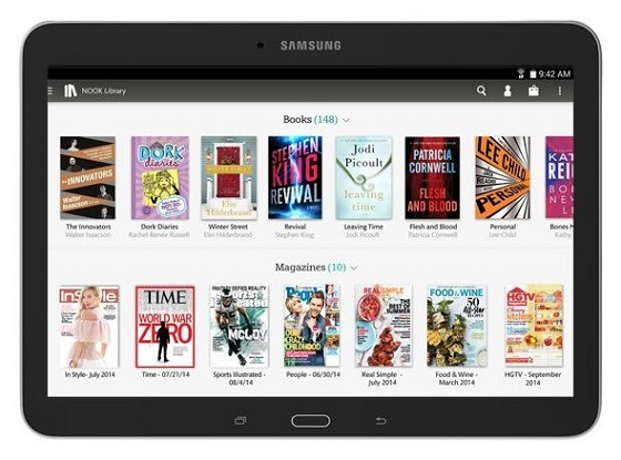 Galaxy Tab 4 Nook 10.1