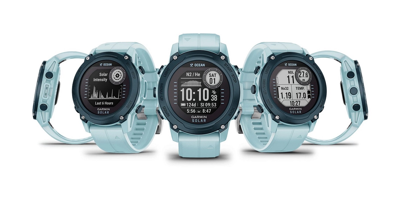 часы для дайвинга Garmin Descent G1 Solar Ocean Edition