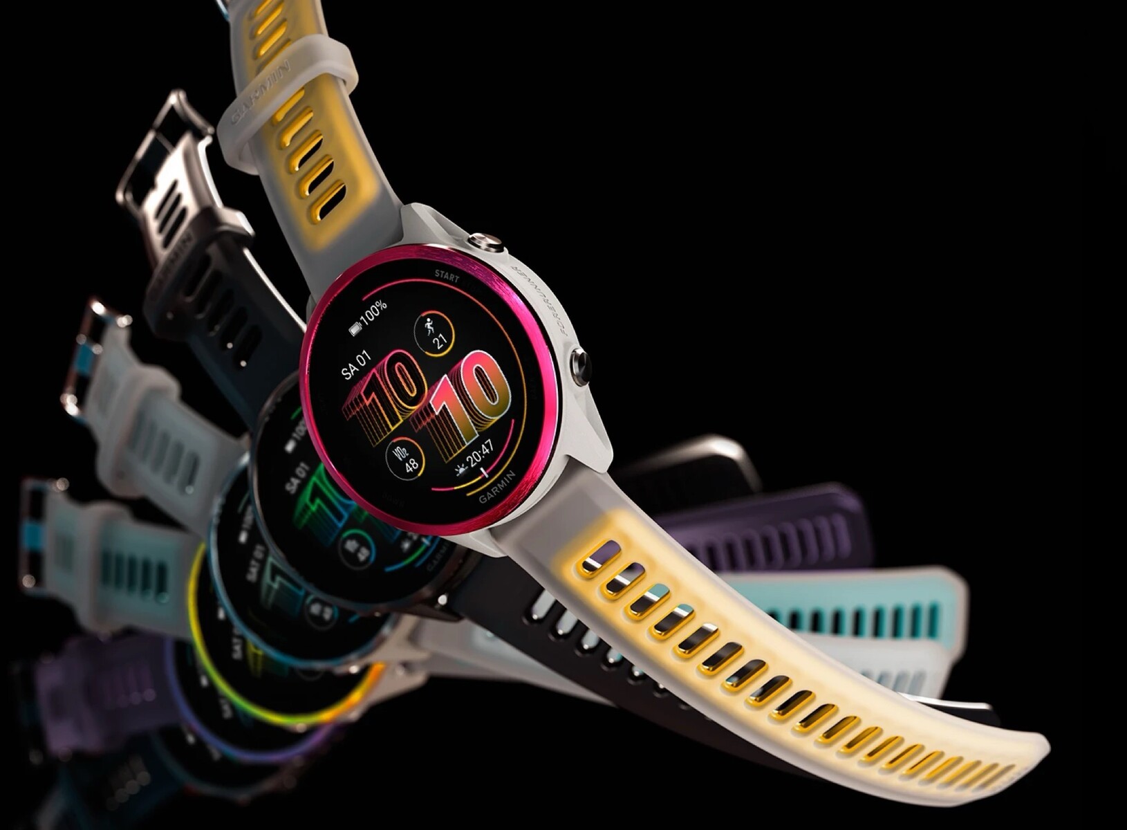 Garmin Forerunner 570 в разных цветах