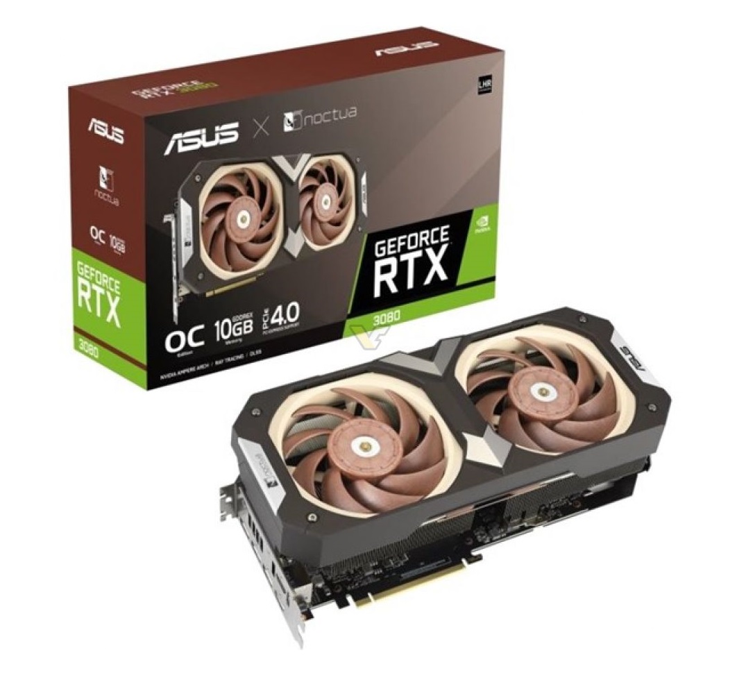 Asus GeForce RTX 3080 10 ГБ Noctua Edition