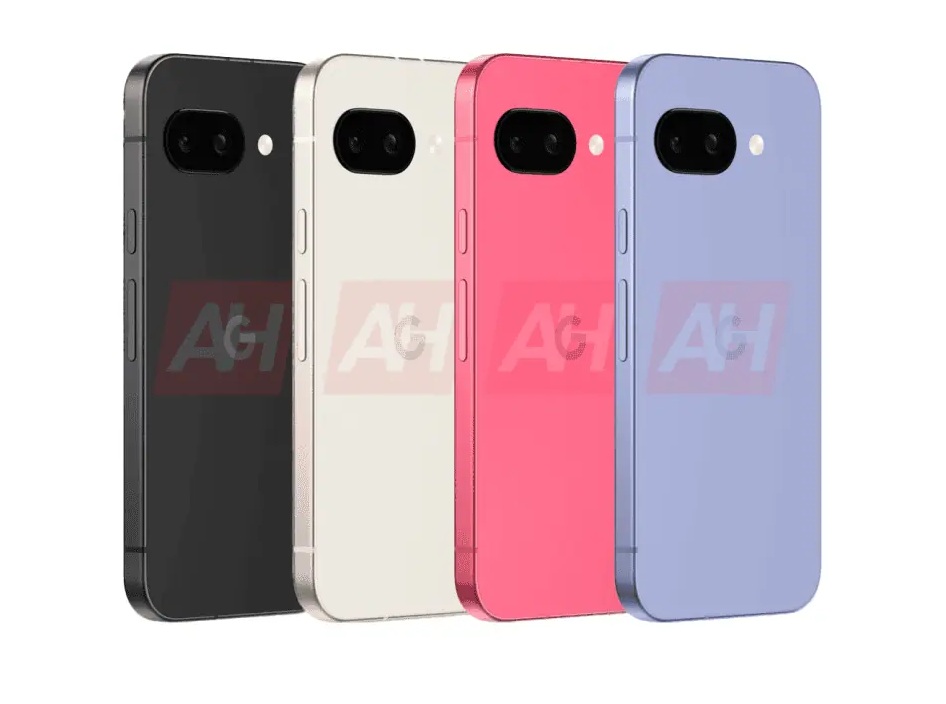 Google Pixel 9a появился на пресс-рендерах в четырех цветах