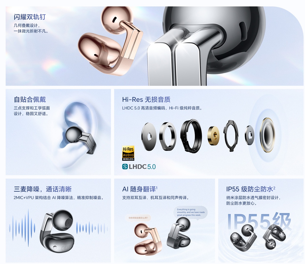 HONOR Earbuds Clip Pro