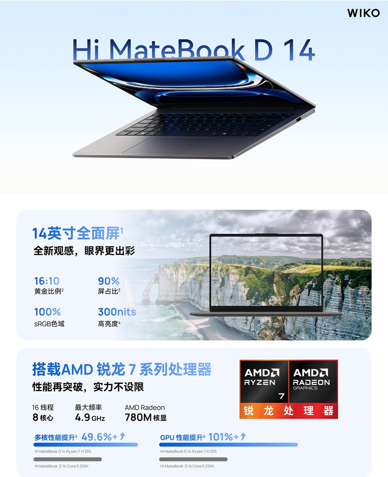 WIKO Hi MateBook D 14 AMD Ryzen Edition