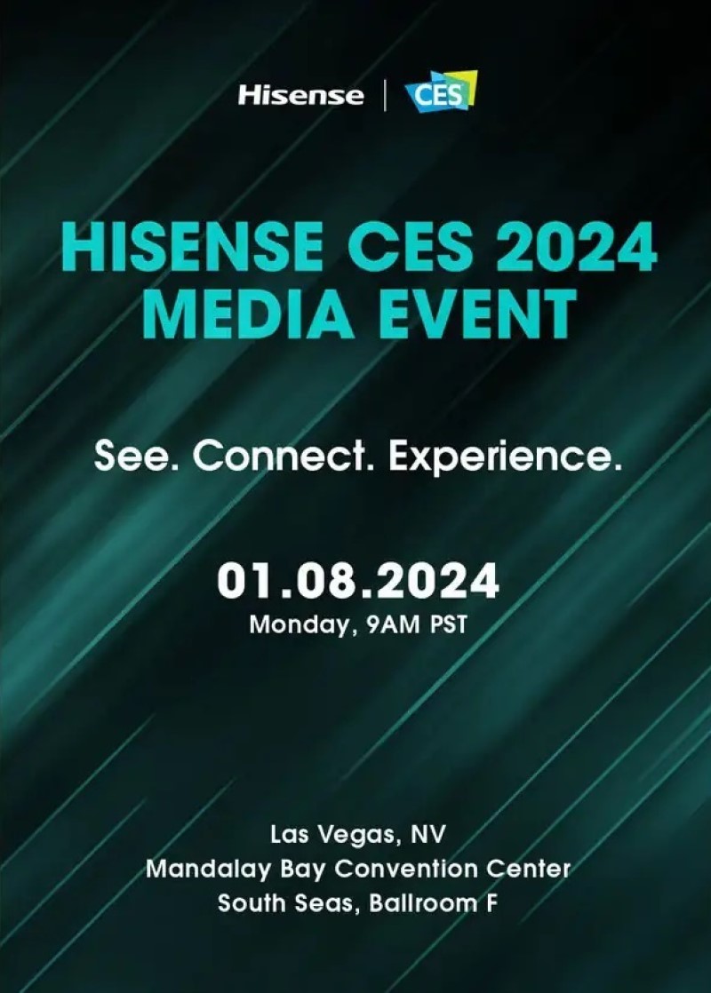 Hisense представит новые телевизоры на выставке CES 2024