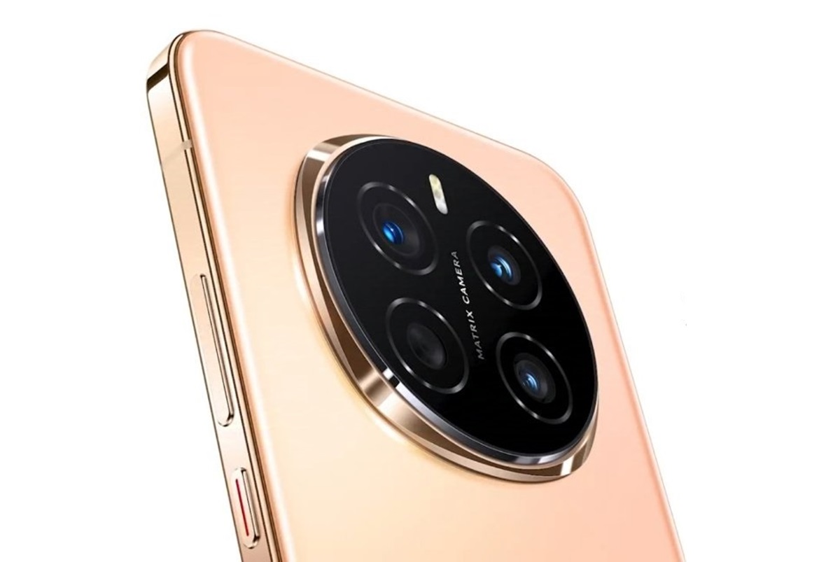 HONOR Magic7 в цвете Sunrise Gold показан на пресс-рендерах