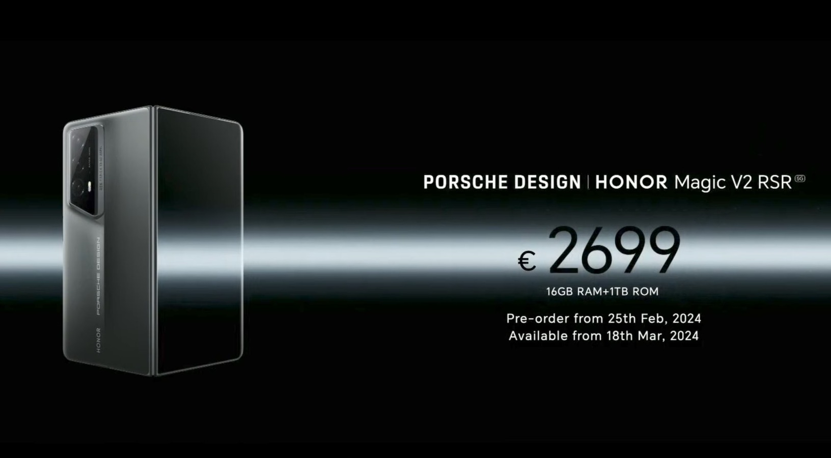 смартфон Honor Magic V2 RSR Porsche Design