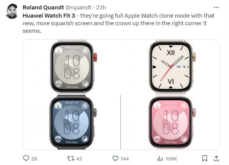 фитнес-браслет Huawei Watch Fit 3