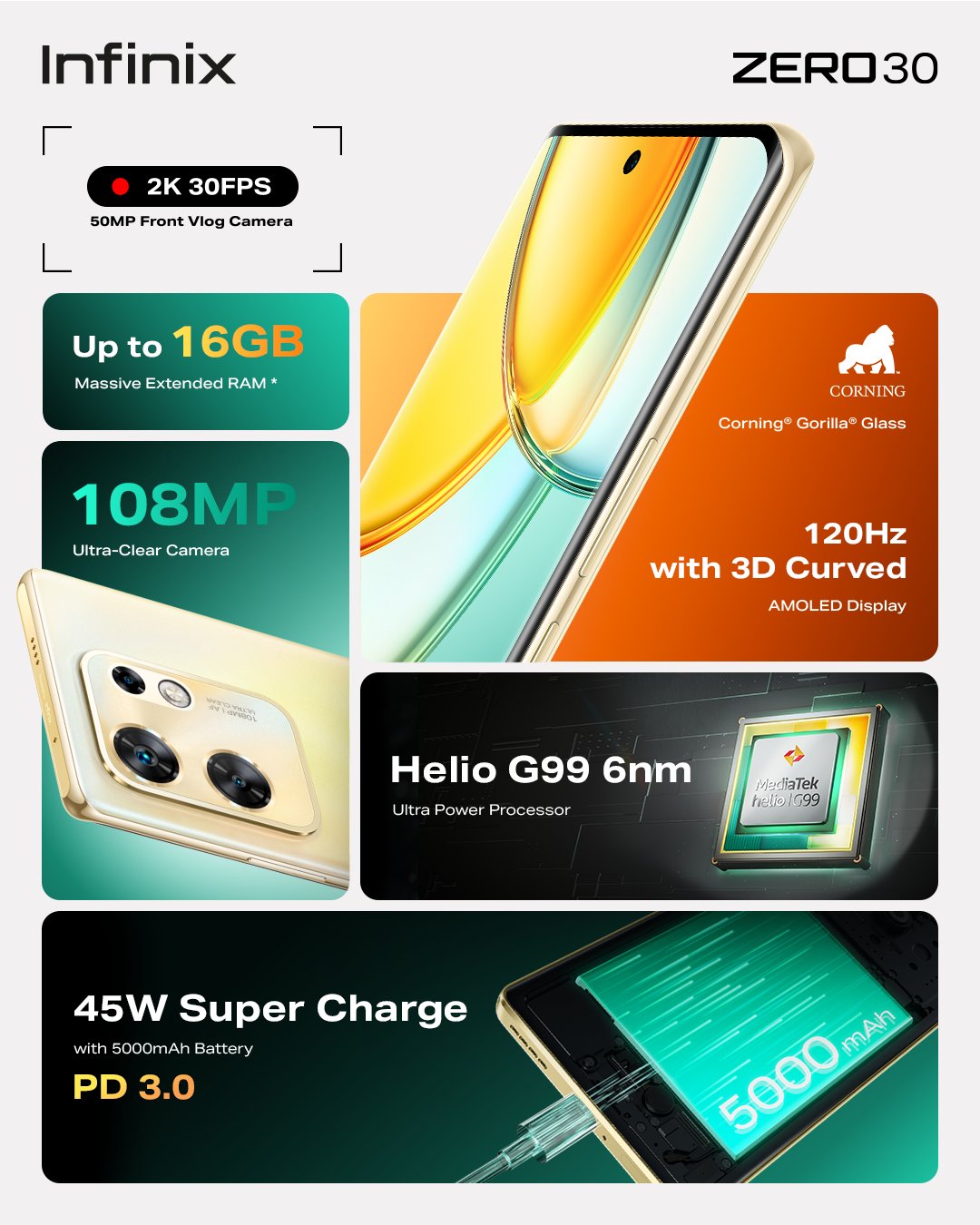 смартфон Infinix Zero 30 4G