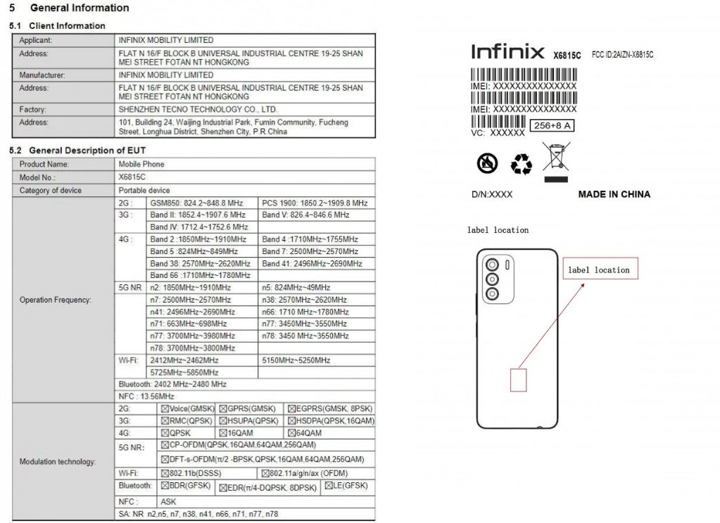 Infinix Zero 5G 2023