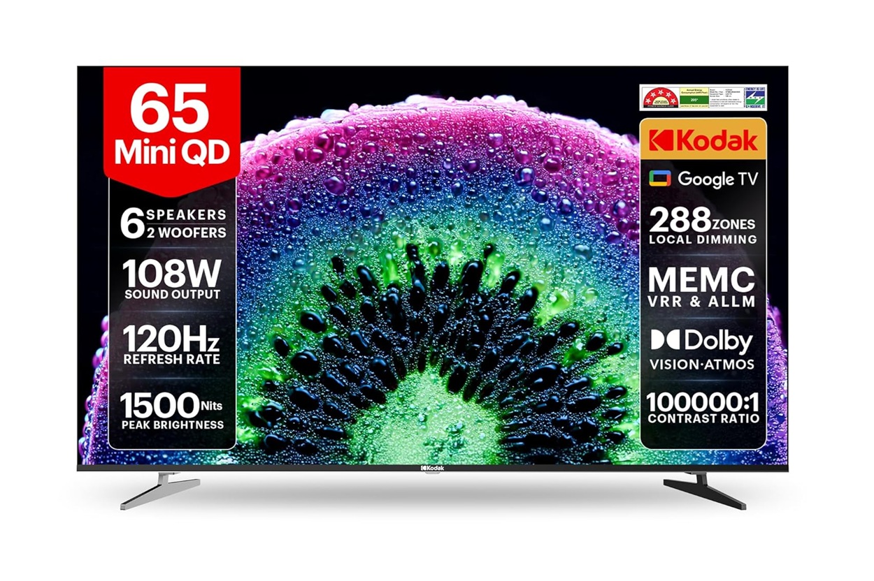 Kodak выпустила 65-дюймовый телевизор IconiK Series Mini LED