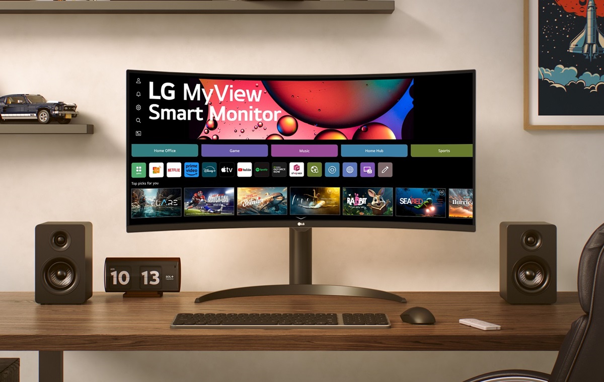 смарт-монитор LG MyView 34SR65QC