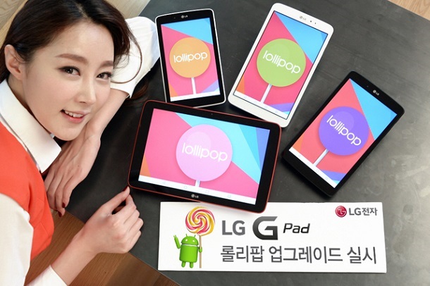 LG g pad lollipop