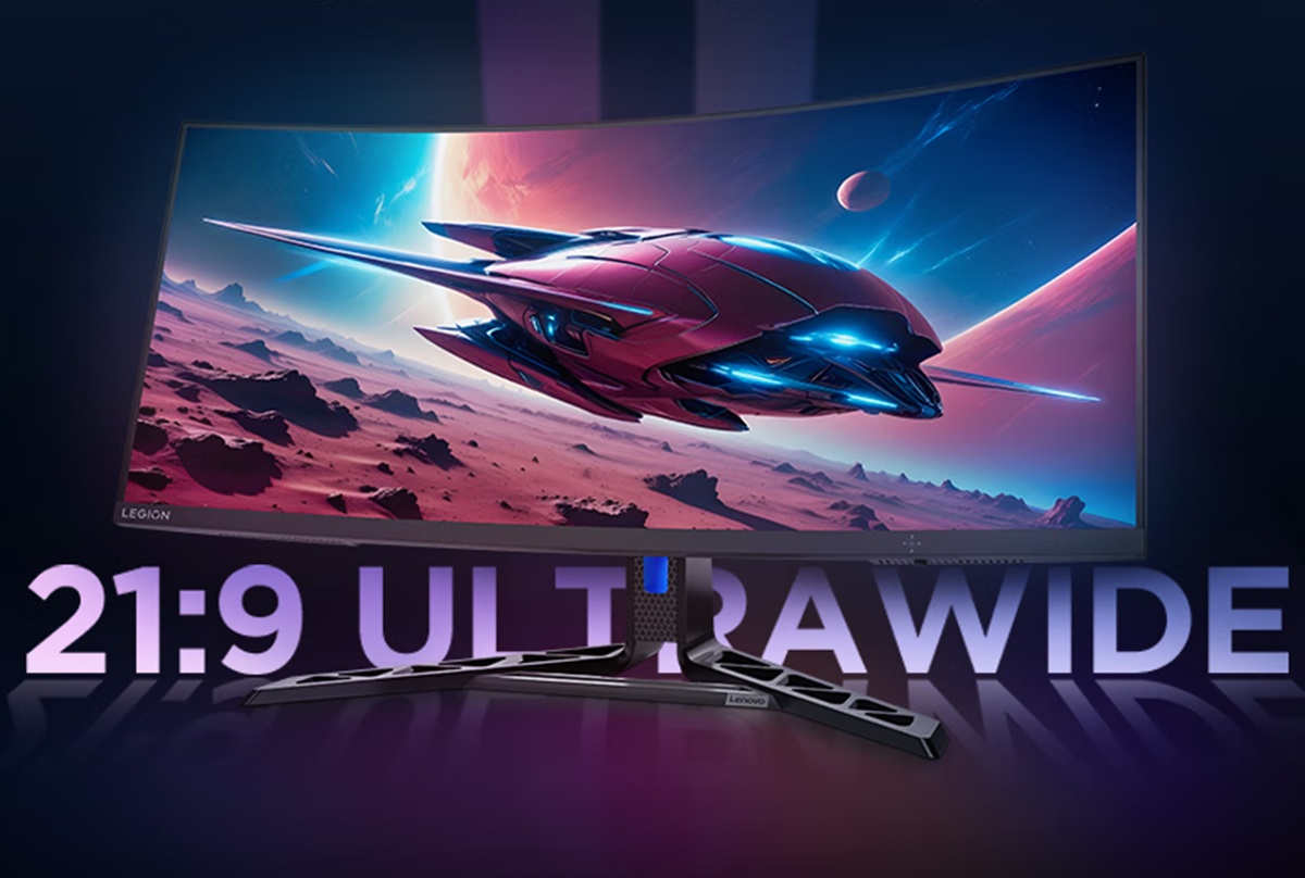 Lenovo выпустила игровой монитор Legion R34w-30 с изогнутым WQHD-дисплеем
