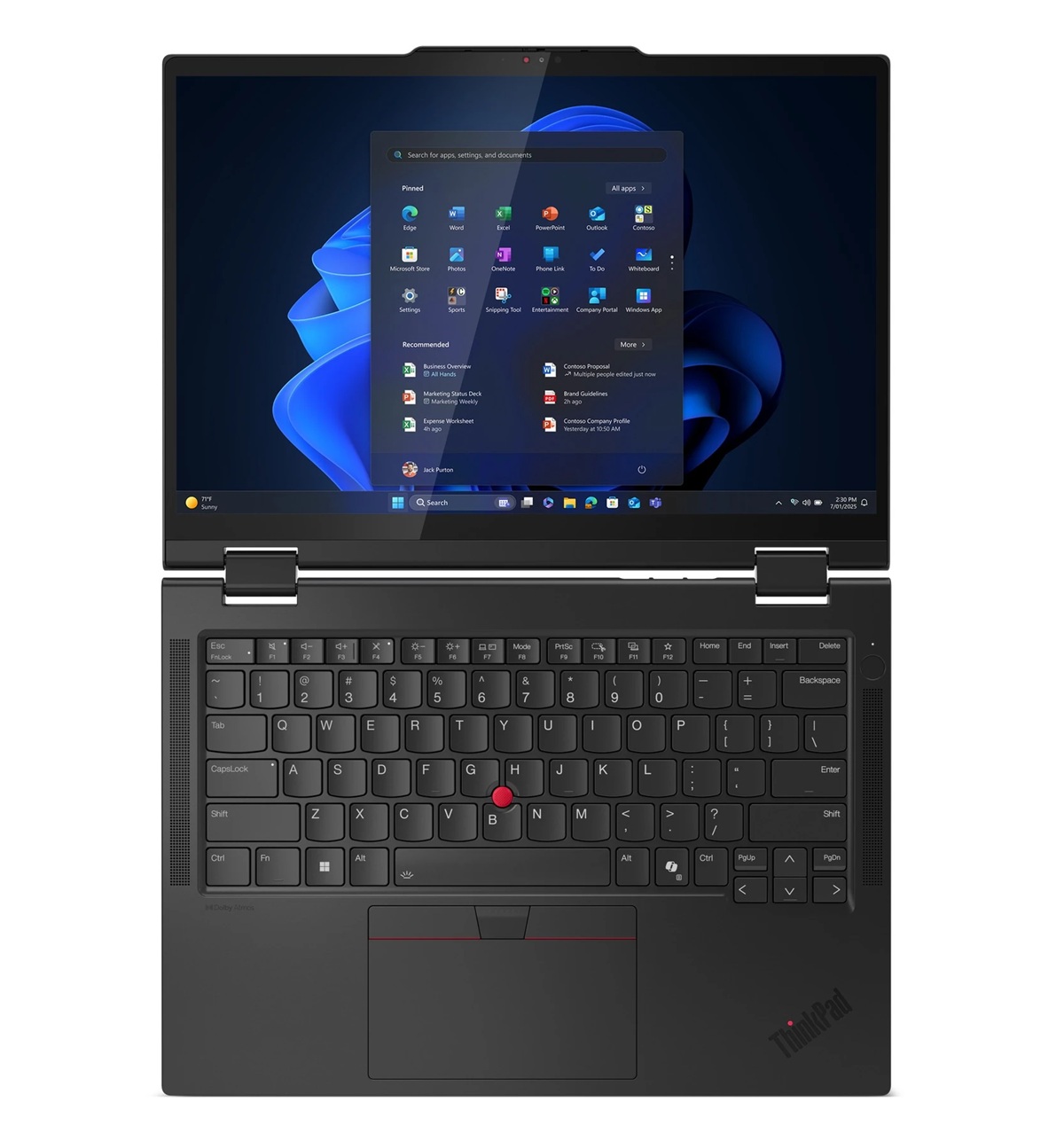 Lenovo представила трансформируемый ноутбук ThinkPad T14s 2-in-1