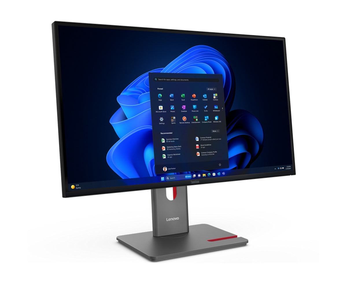 Представлен профессиональный монитор Lenovo ThinkVision P27QD-40