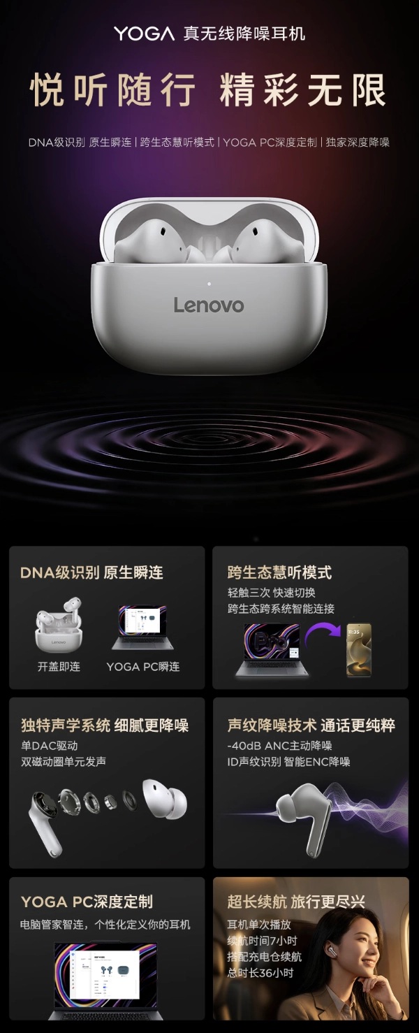 Lenovo YOGA True Wireless Earphones