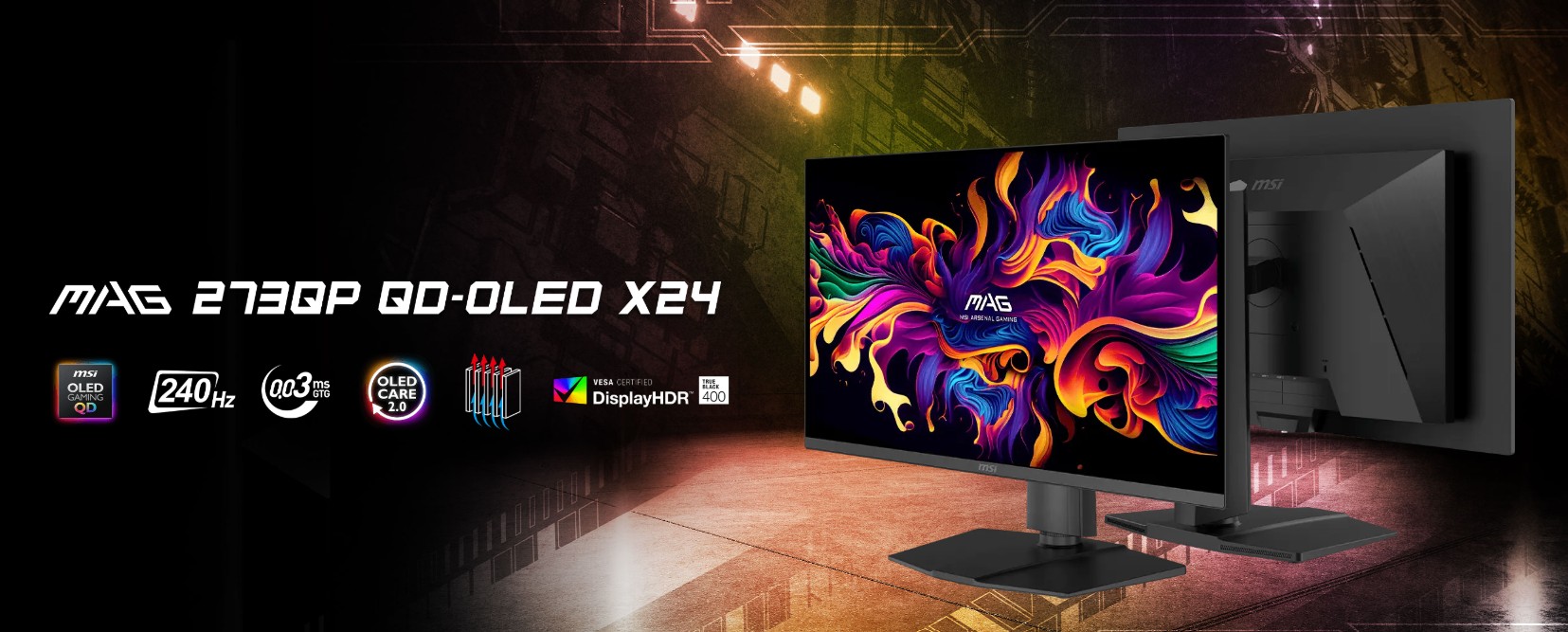 MSI MAG 273QP QD-OLED X24